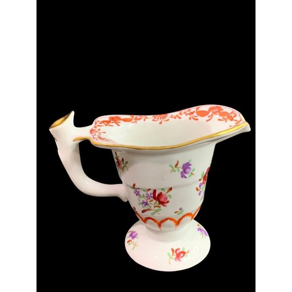 1980s Frankin Mint Fine Porcelain Creamer Collection Floral Rectangular 4 Inch - Picture 3 of 6